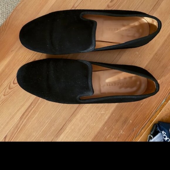 Mens Duke and Dexter Bowler Black Loafer - Picture 1 of 4